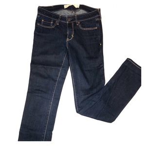 Mid Rise Straight Leg Jean